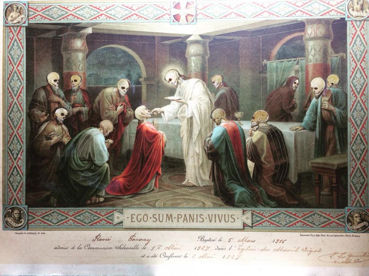 17 43 Cm X 31 Cm Daily Bread Oil On Lithograph 2017