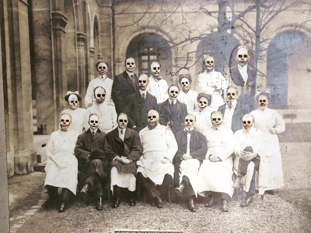 25 46 Cm X 36 Cm Medicis Oil On Vintage Photograph 2017