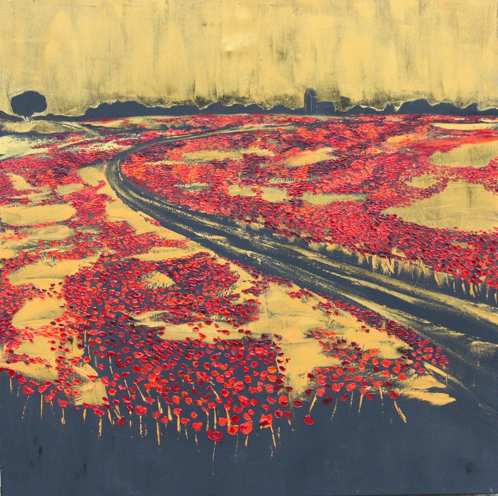 A Hommage To Hemingway 100 Cm X 100 Cm Oil On Canvas 2019