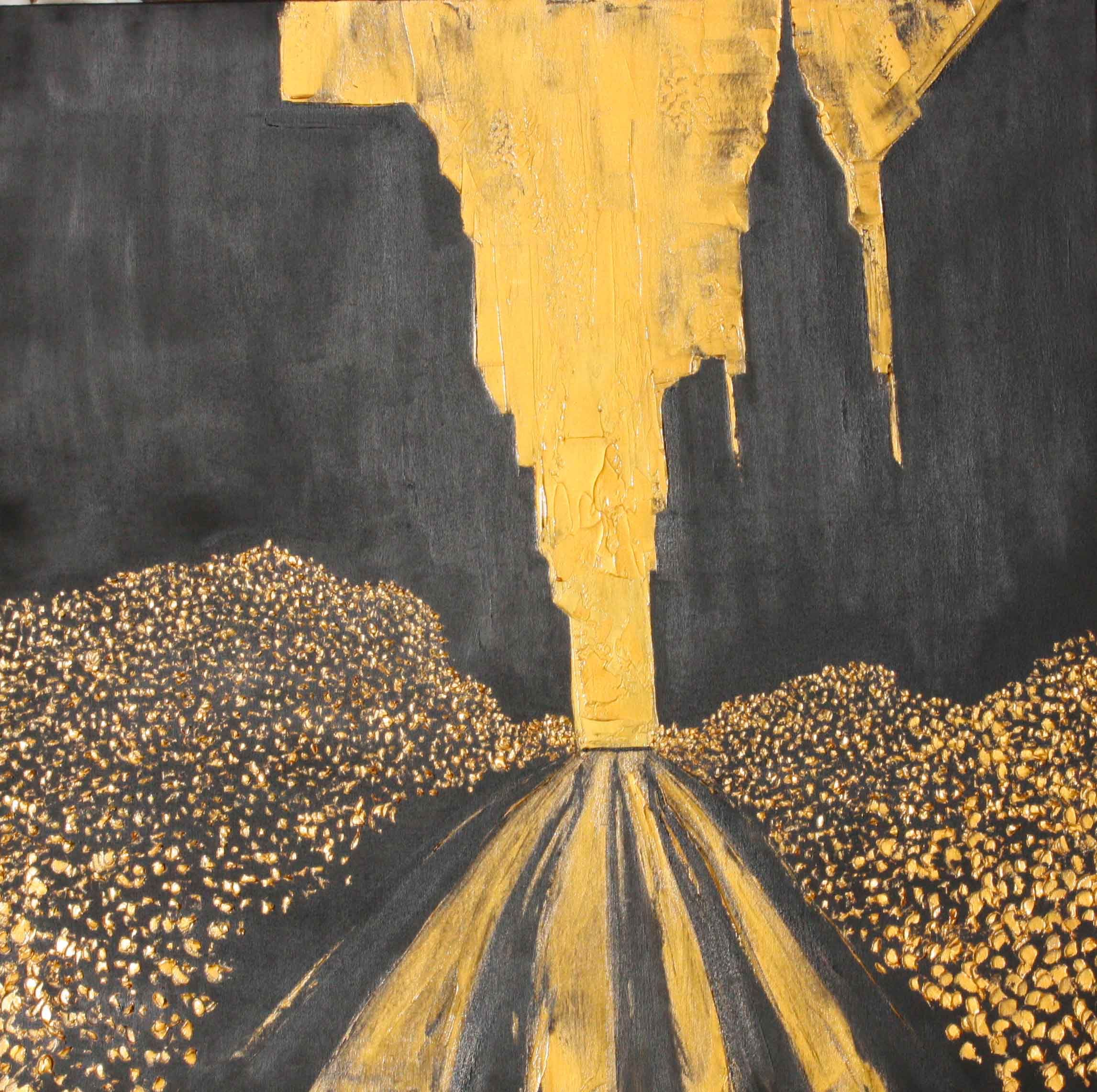 An Empire State Of Mind 90 Cm X 90 Cm Oil On Canvas 2019