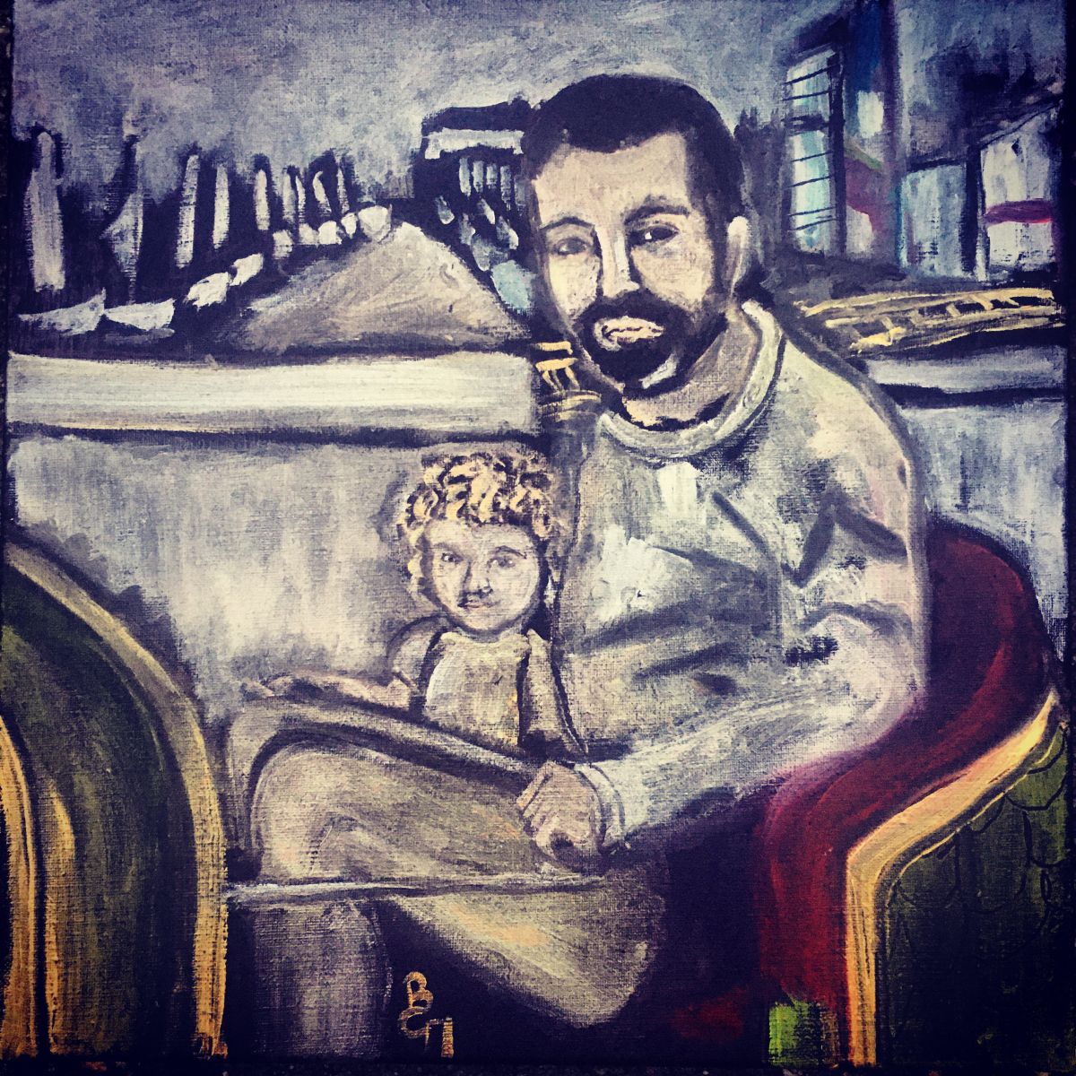 Charles Anastase and Ruben at the fair