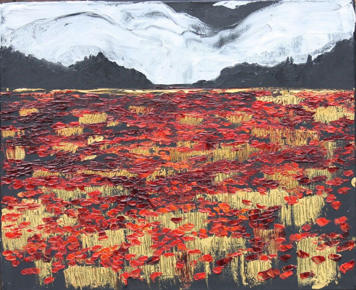 Coquelicots 38 Cm X 46 Cm Oil On Canvas 2019