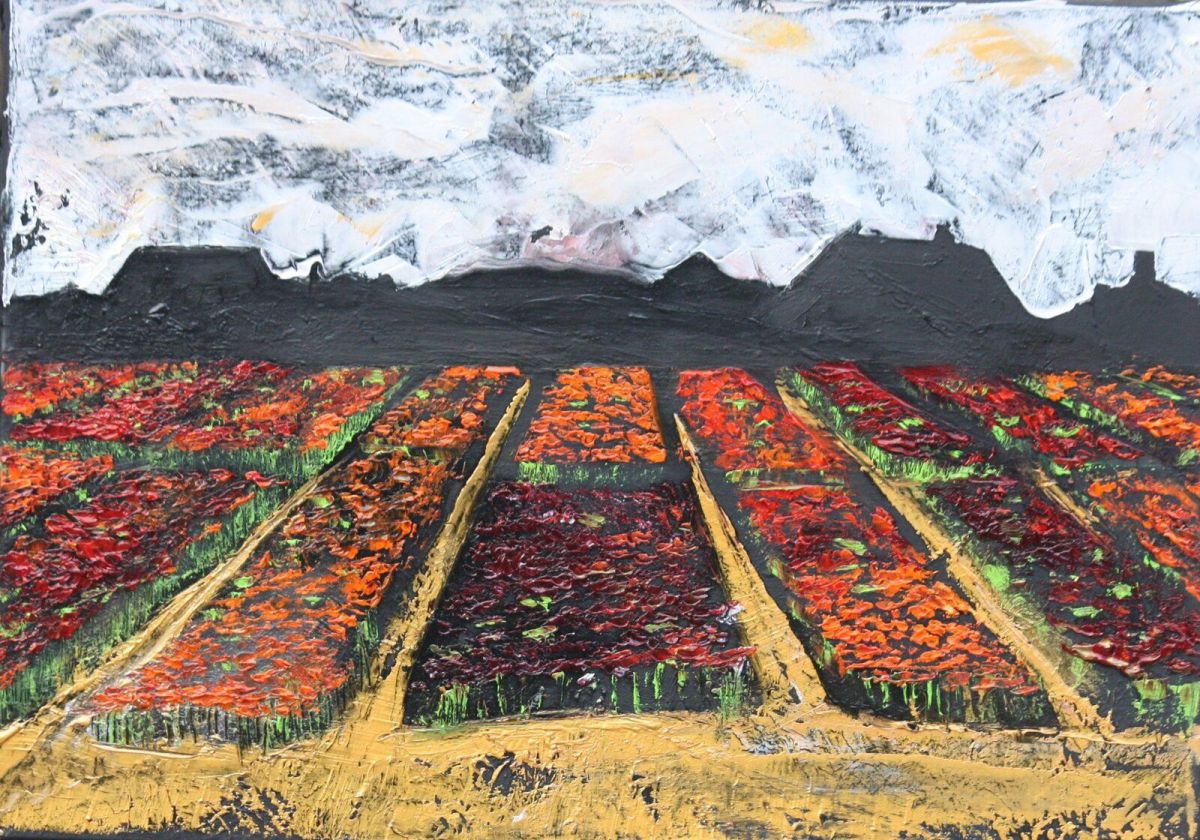 Dutch Tulips 46 Cm X 38 Cm Oil On Canvas 2019