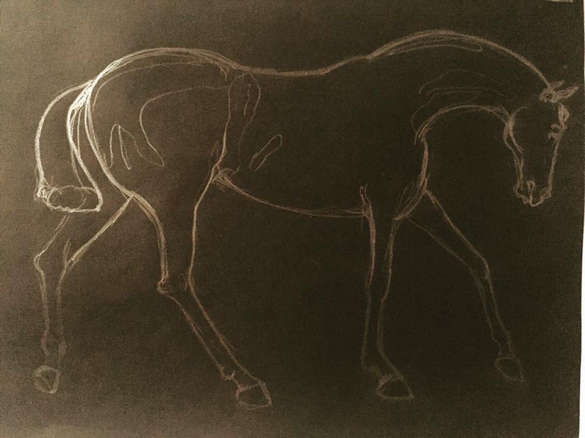 Etude 30 Cm X 42 Cm Pencil On Paper 2018