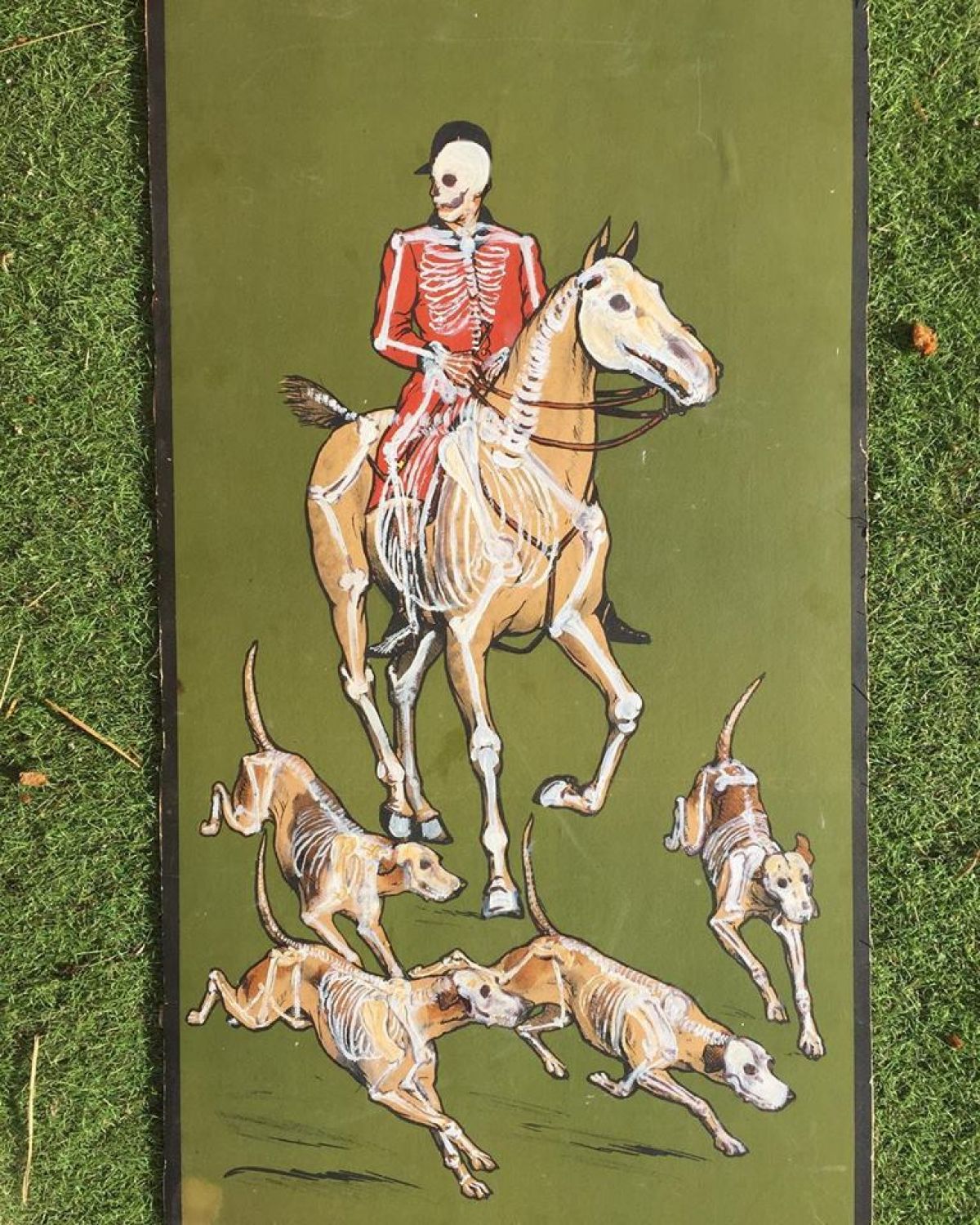 Fox Hunt 50 Cm X 80 Cm Oil Paint On Board 2019