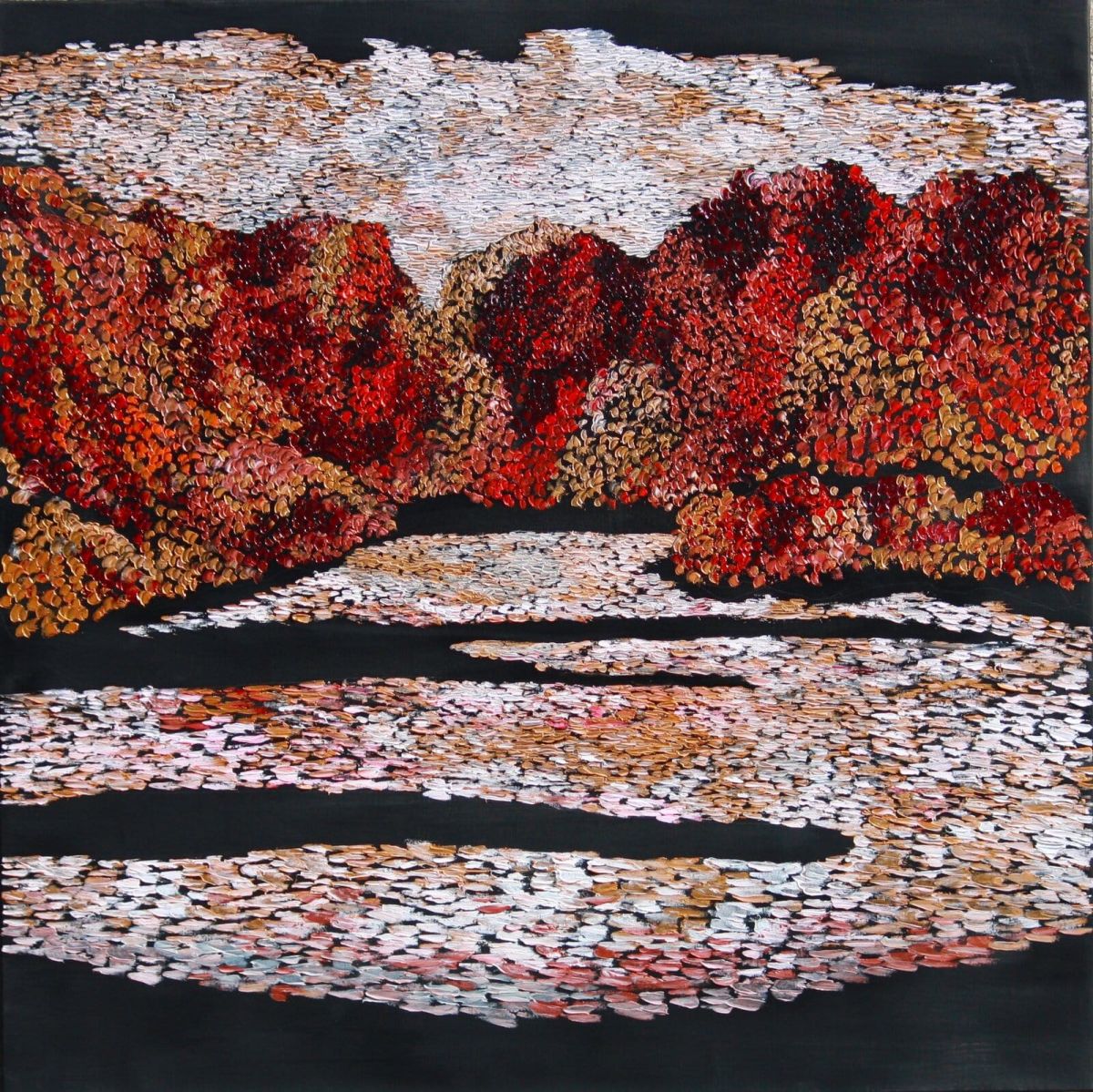 It S Printemps 100 Cm X 100 Cm Oil On Canvas 2020