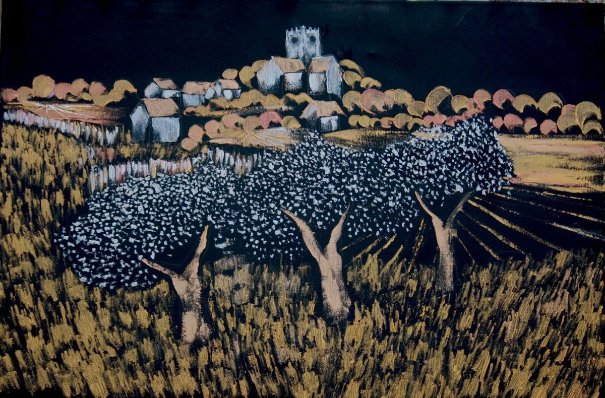 Landscape Val de Saire 81 Cm X 54 Cm Oil On Canvas 2020
