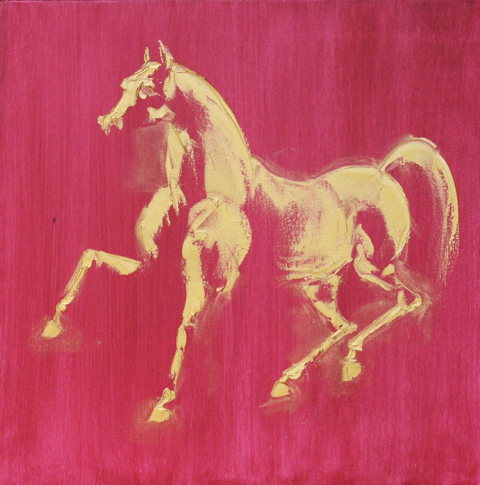 Preparing To Kick The Dog 50 Cm X 50 Cm Oil On Canvas 2019