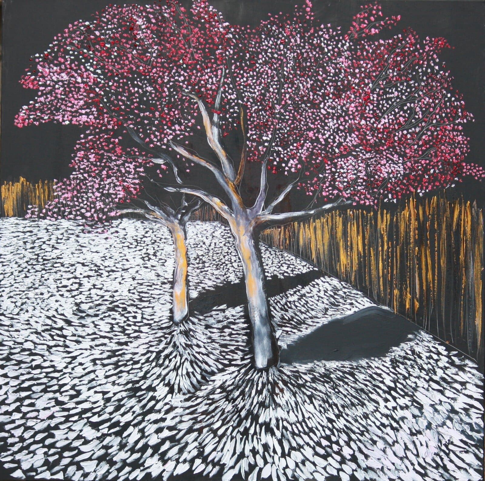 Printemps Please 100 Cm X 100 Cm Oil On Canvas 2020