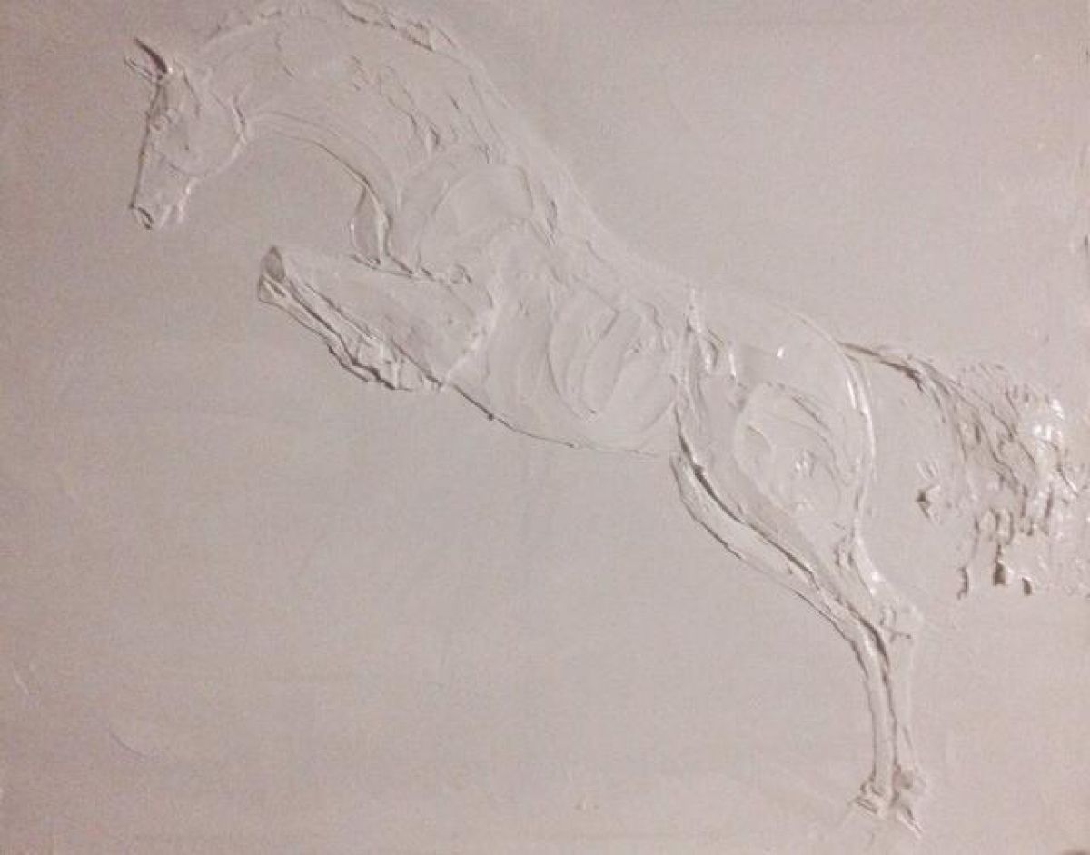 Ratina 25 F Huile Sculptee Sur Toile 2014