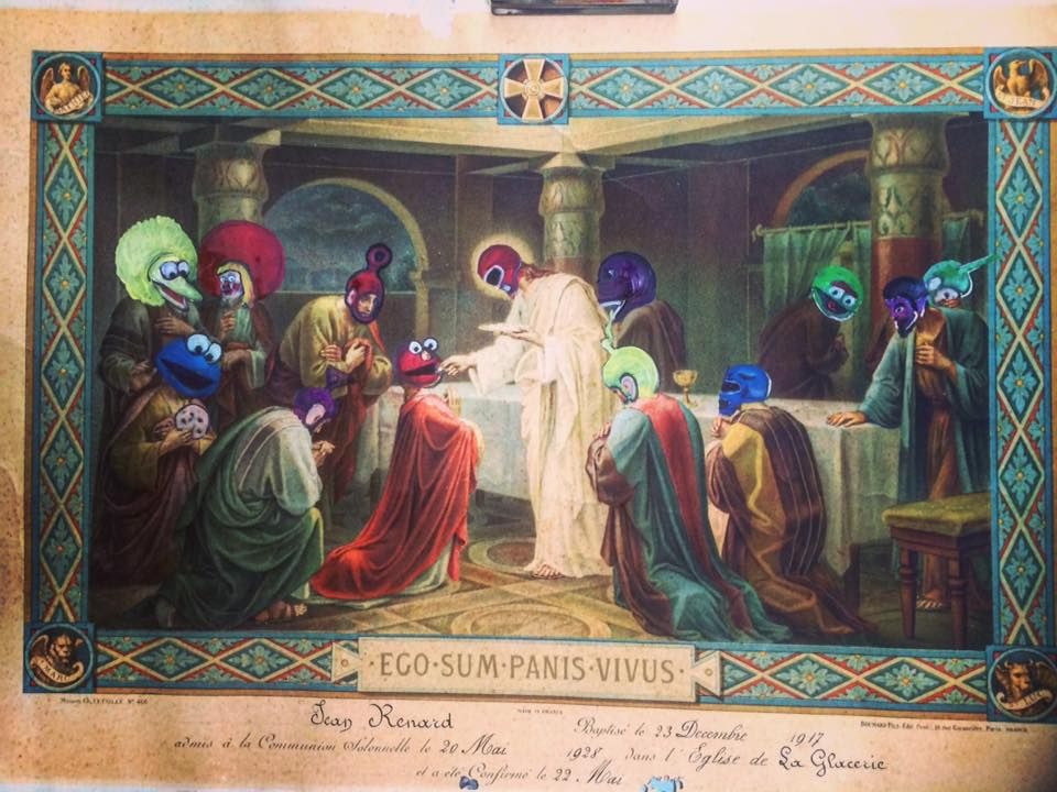 Real Life 40 Cm X 28 Cm Oil On Lithograph 2018