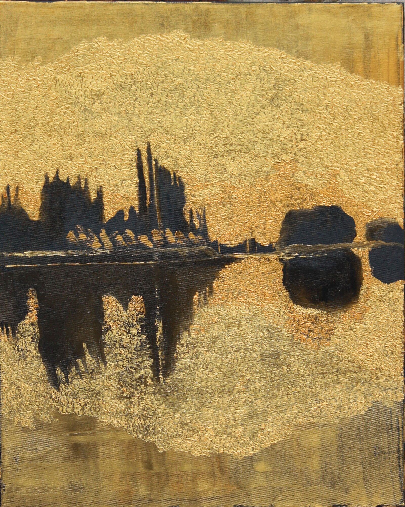 Reflections 81 Cm X 65 Cm Oil On Canvas 2019