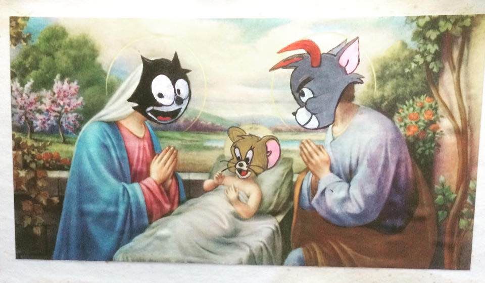 Say Your Prayer Oil On Lithograph 2018