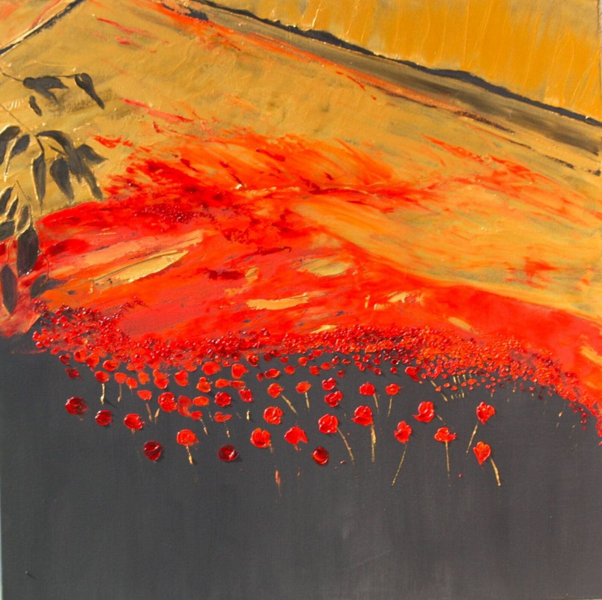 Summer Walks Poppy Flowers 80 Cm X 80 Cm 2019