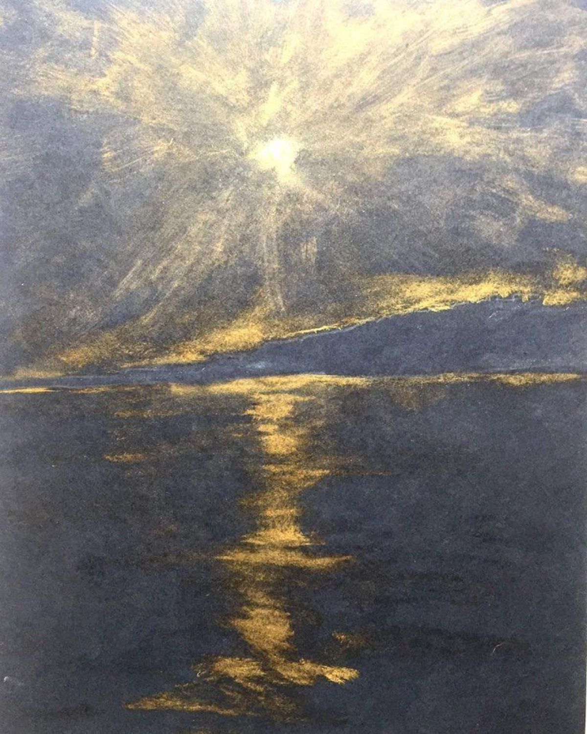 Sunset Brittany Gold Oil