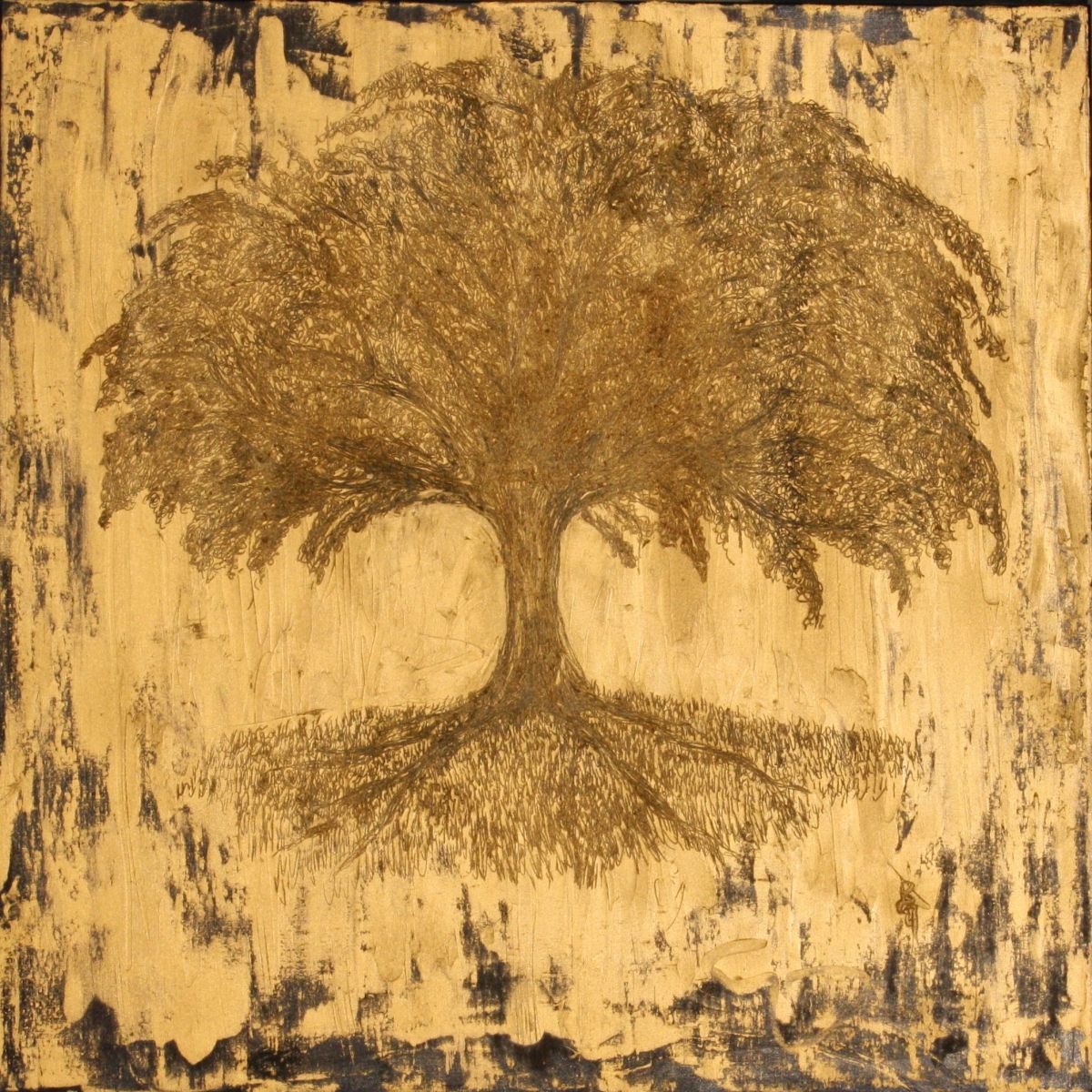 The Giving Tree 90 Cm X 90 Cm Oil On Canvas 2018