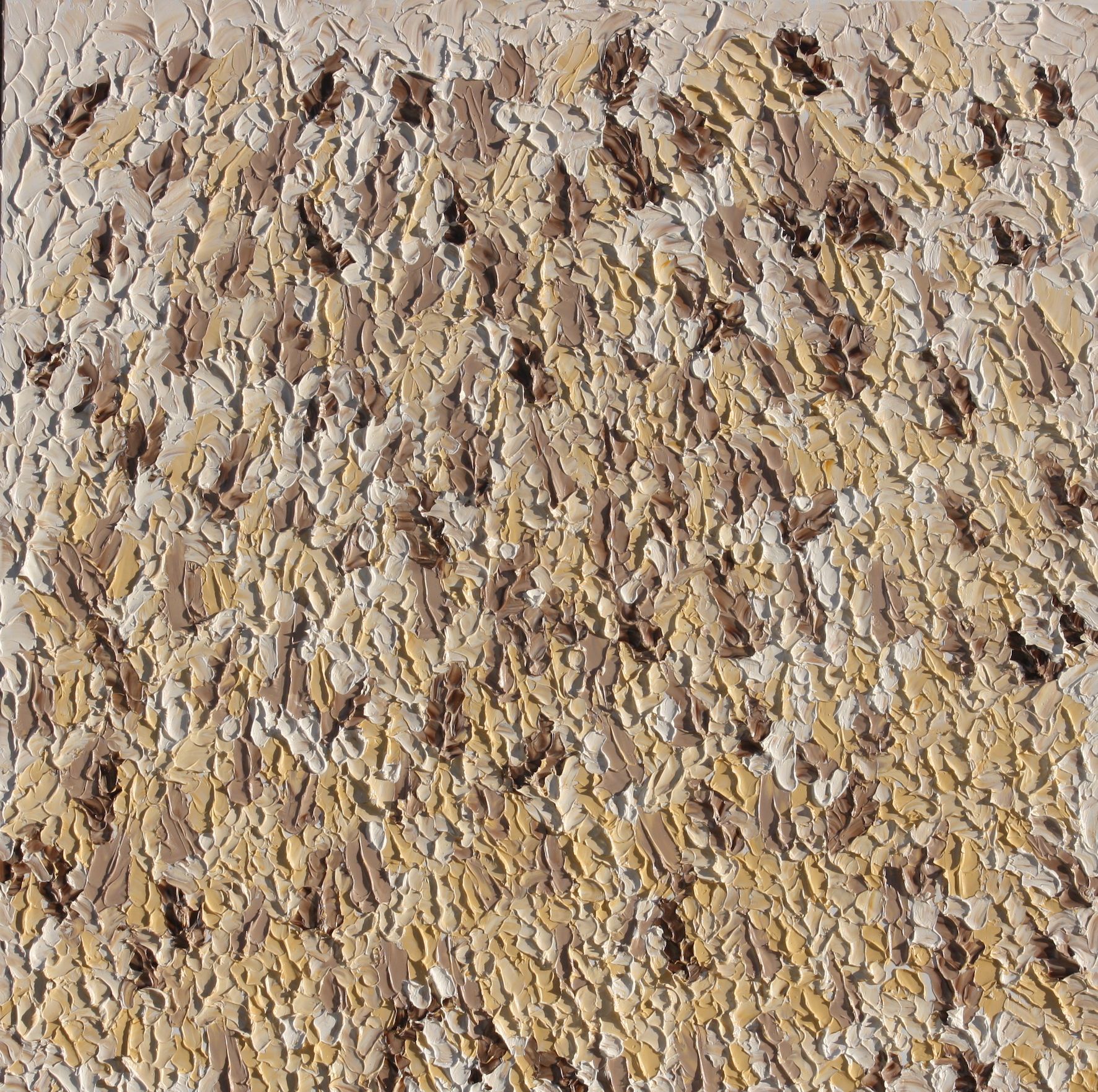 Citizens Of The World 140 Cm X 140 Cm Sculpted Oil Paint On Canvas 2018