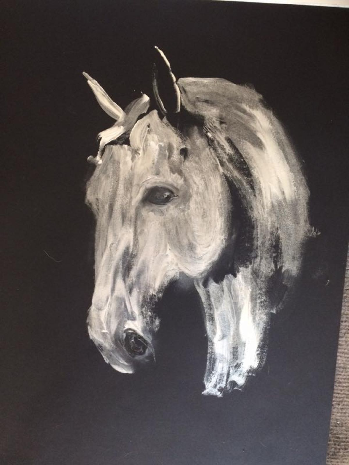 Etude 4 Oil Paint On Paper 30 Cm X 42 Cm 2018