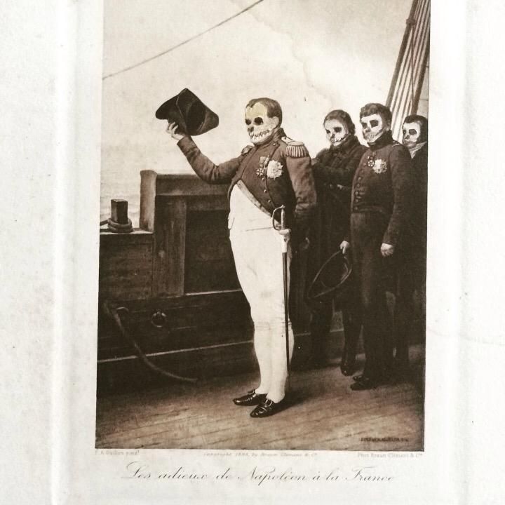 Le Souvenir Restant Oil On Lithograph 2017