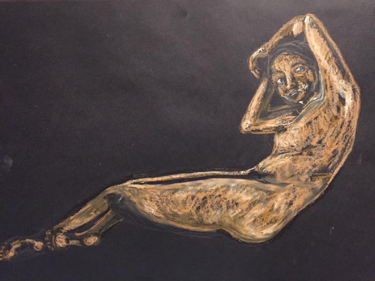 Merci Corot Format A 3 Pastel A L Huile Sur Papier 2018