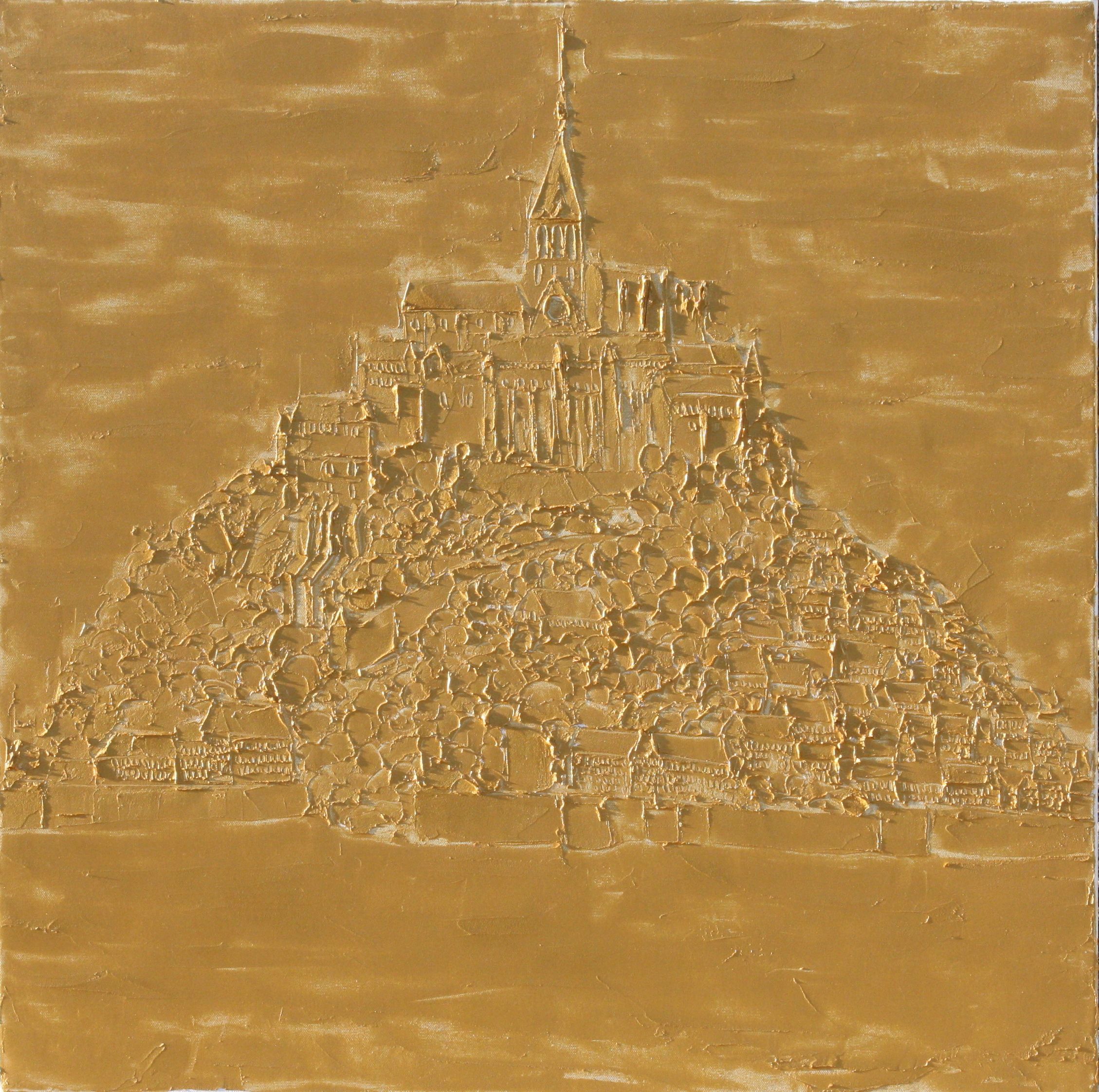 Mont St Michel 80 Cm X 80 Cm Oil On Canvas 2018