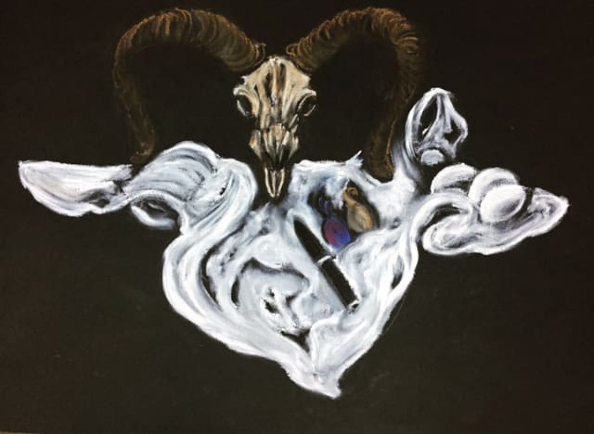 Nature Morte A 3 Oil Pastel On Paper 2018